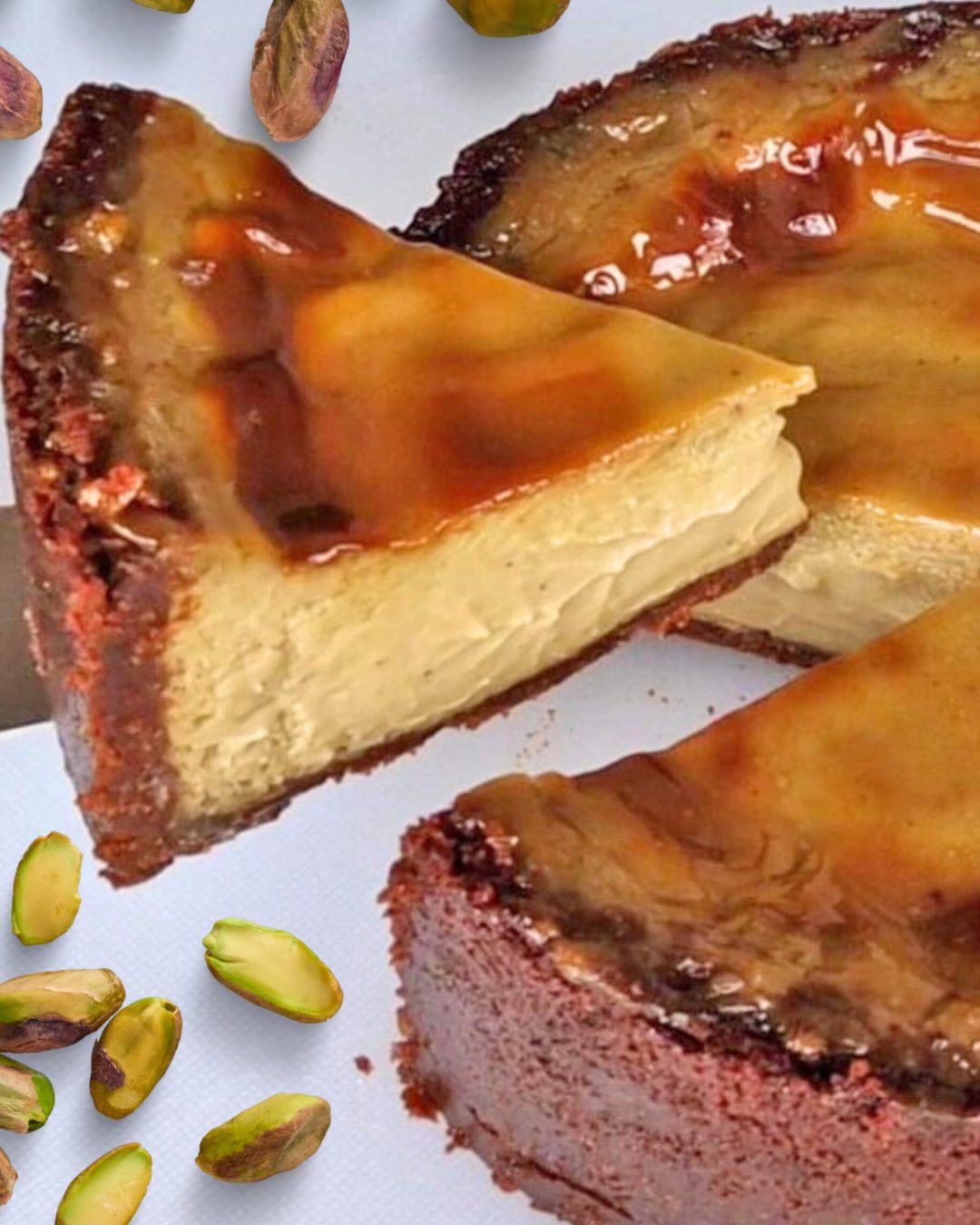 gluten free pistachio custard pie